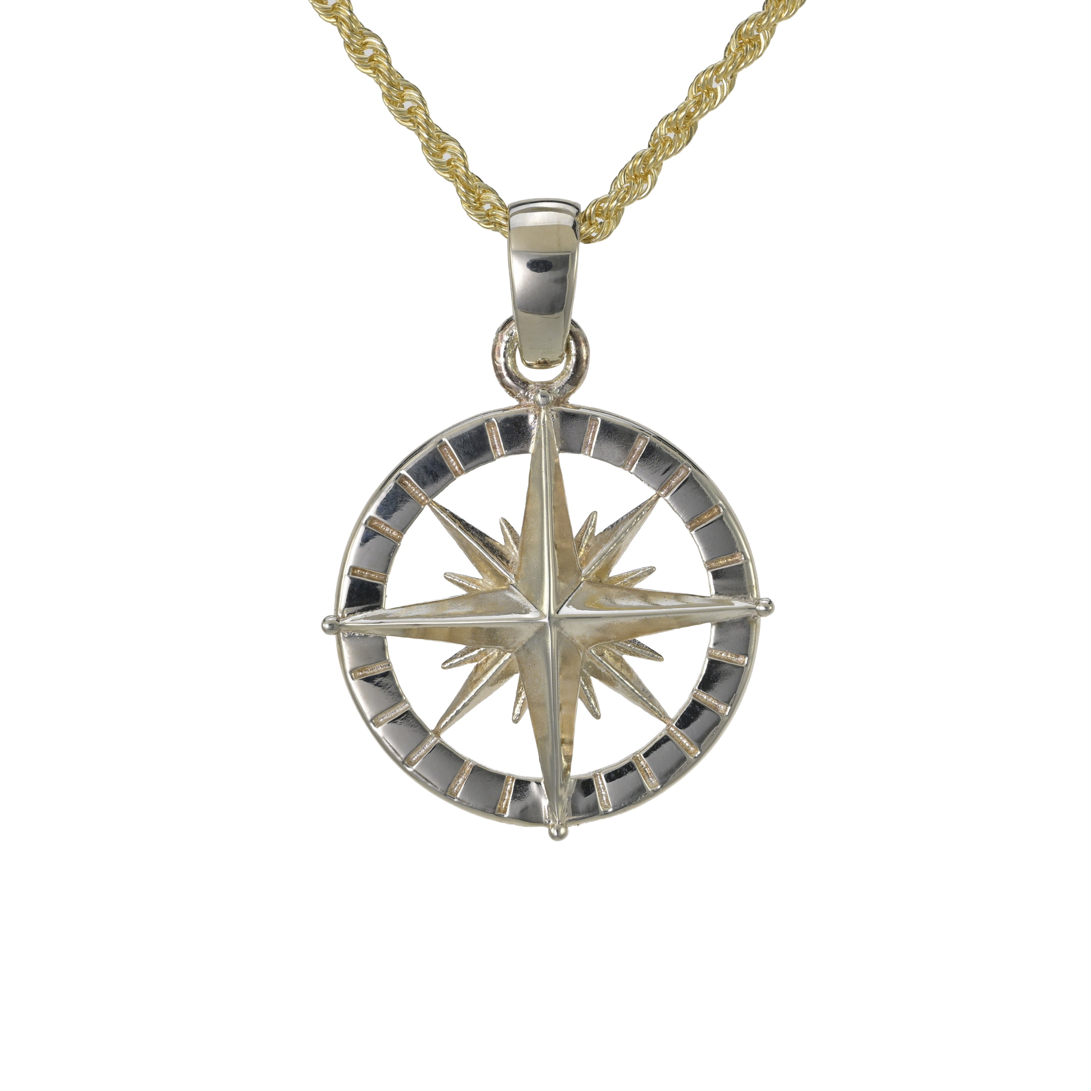 Compass Rose Pendant - Medium | Sea Shur Jewelry