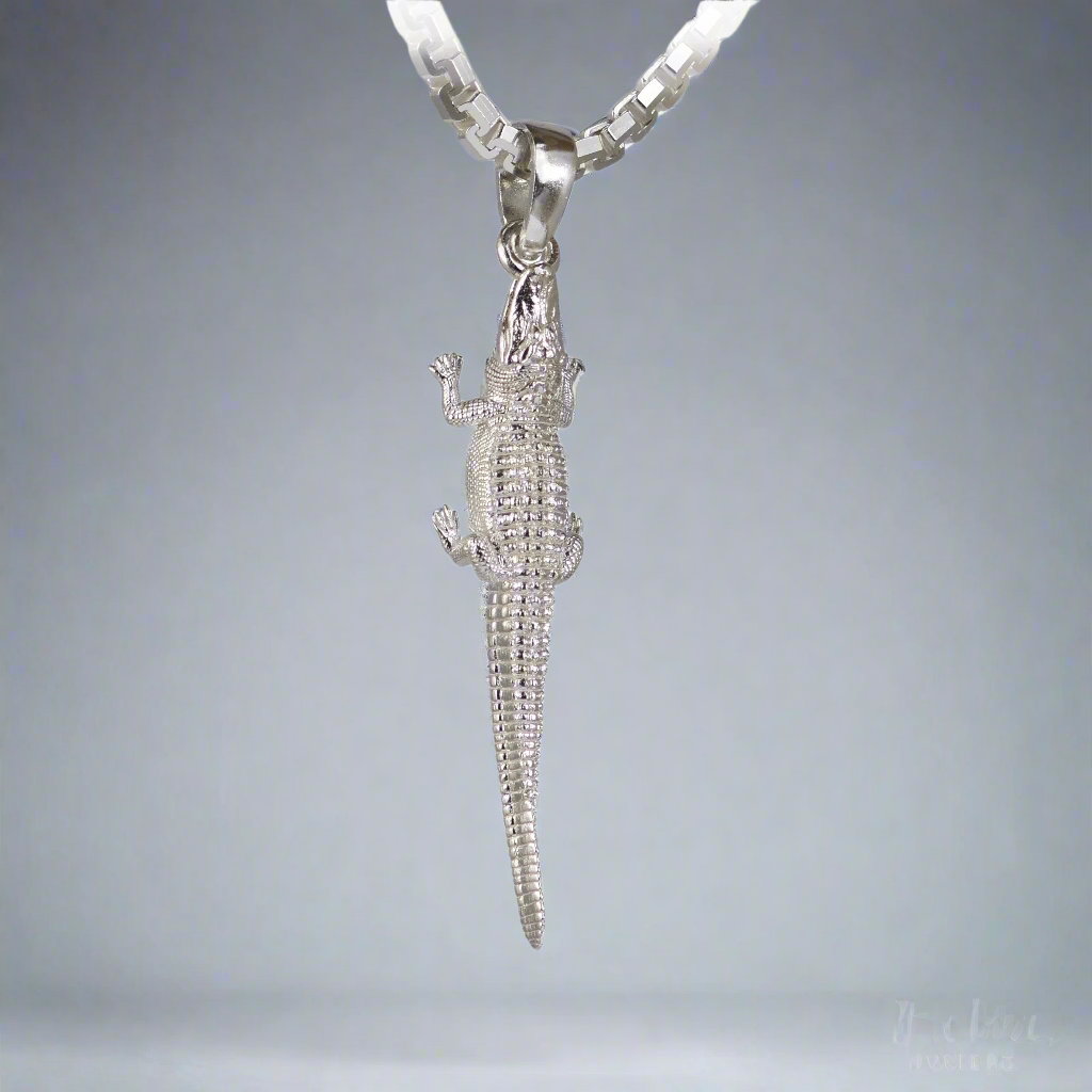 American Alligator Pendant - Medium
