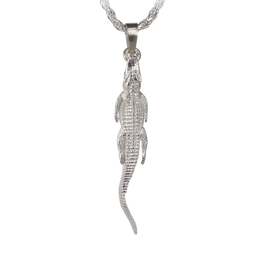 American Alligator on the Hunt Pendant - Small