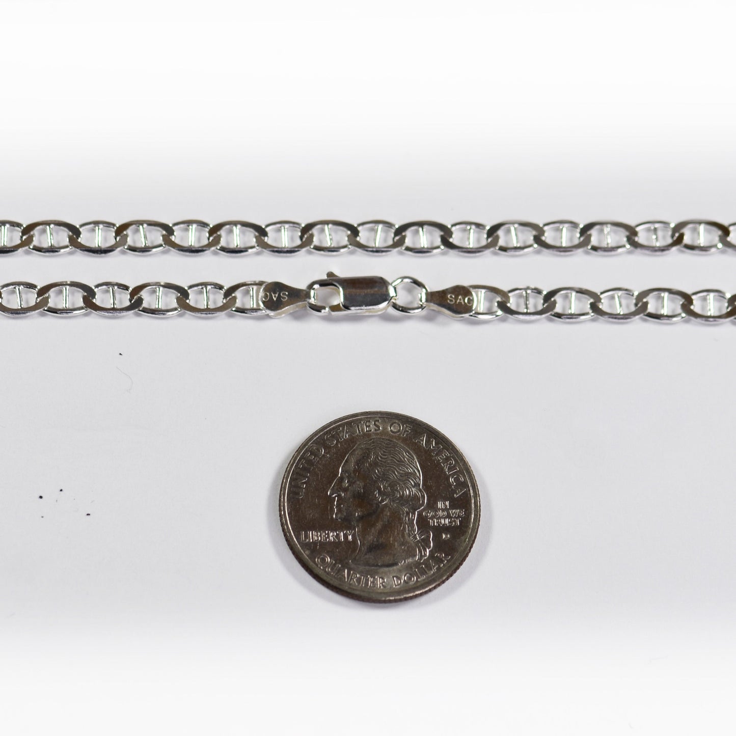 Anchor Mariner Chain 4.5 mm - Sterling Silver