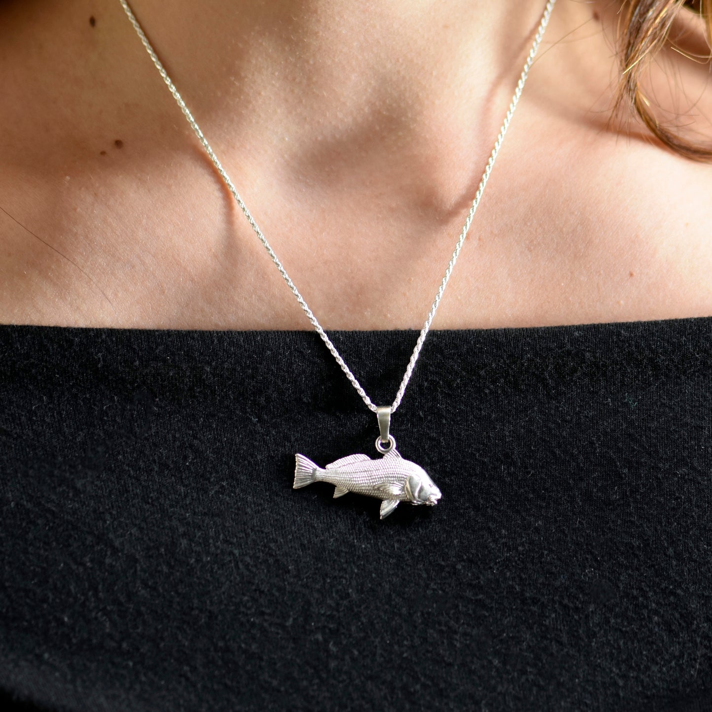 Blackdrum Fish Pendant - Medium