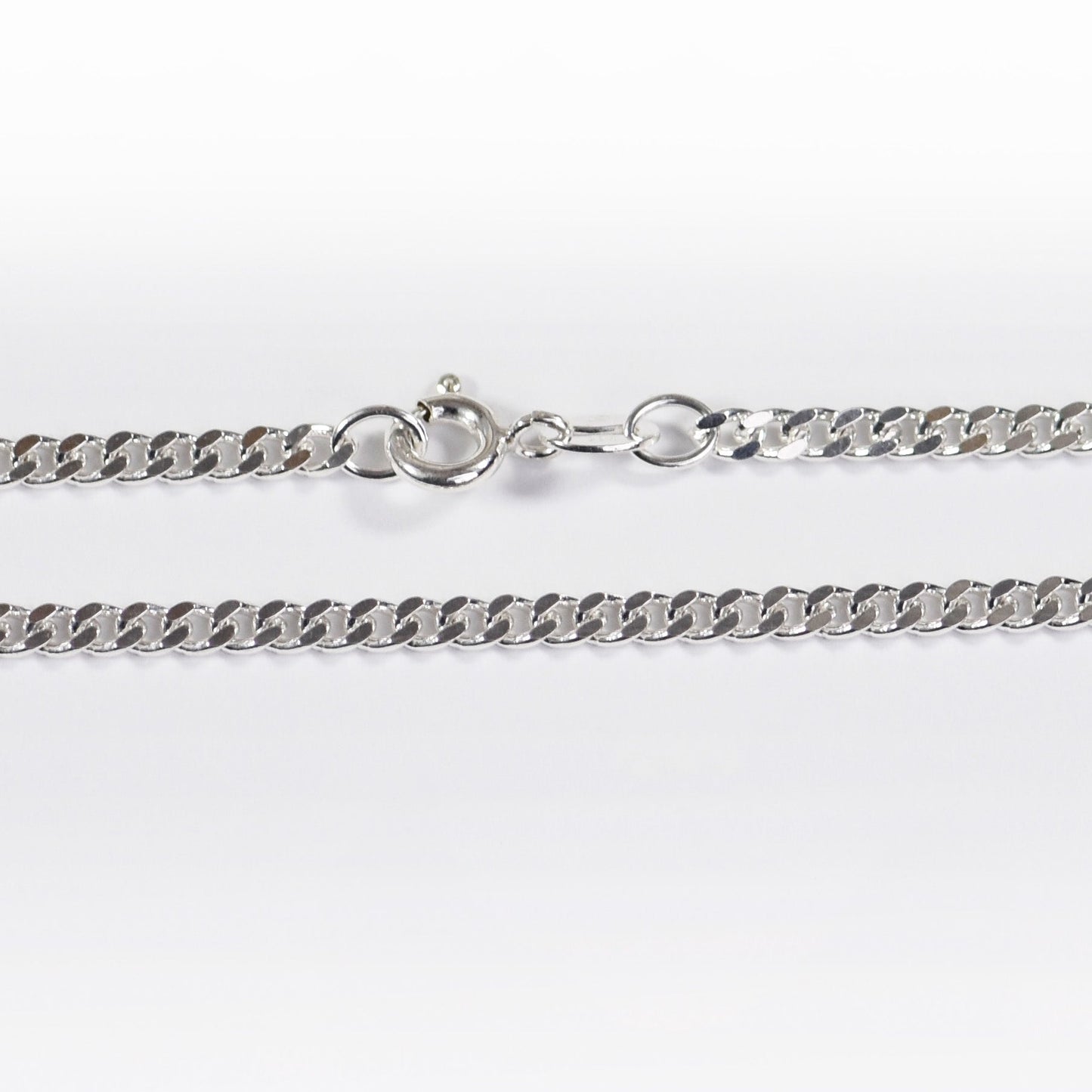 Curb Necklace - 3 mm - Sterling Silver
