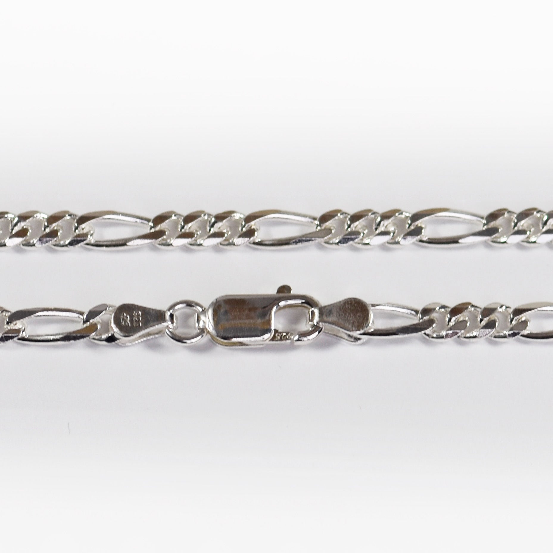 Figaro Necklace Italian made Sterling Silver mm Sea Shur Jewelry