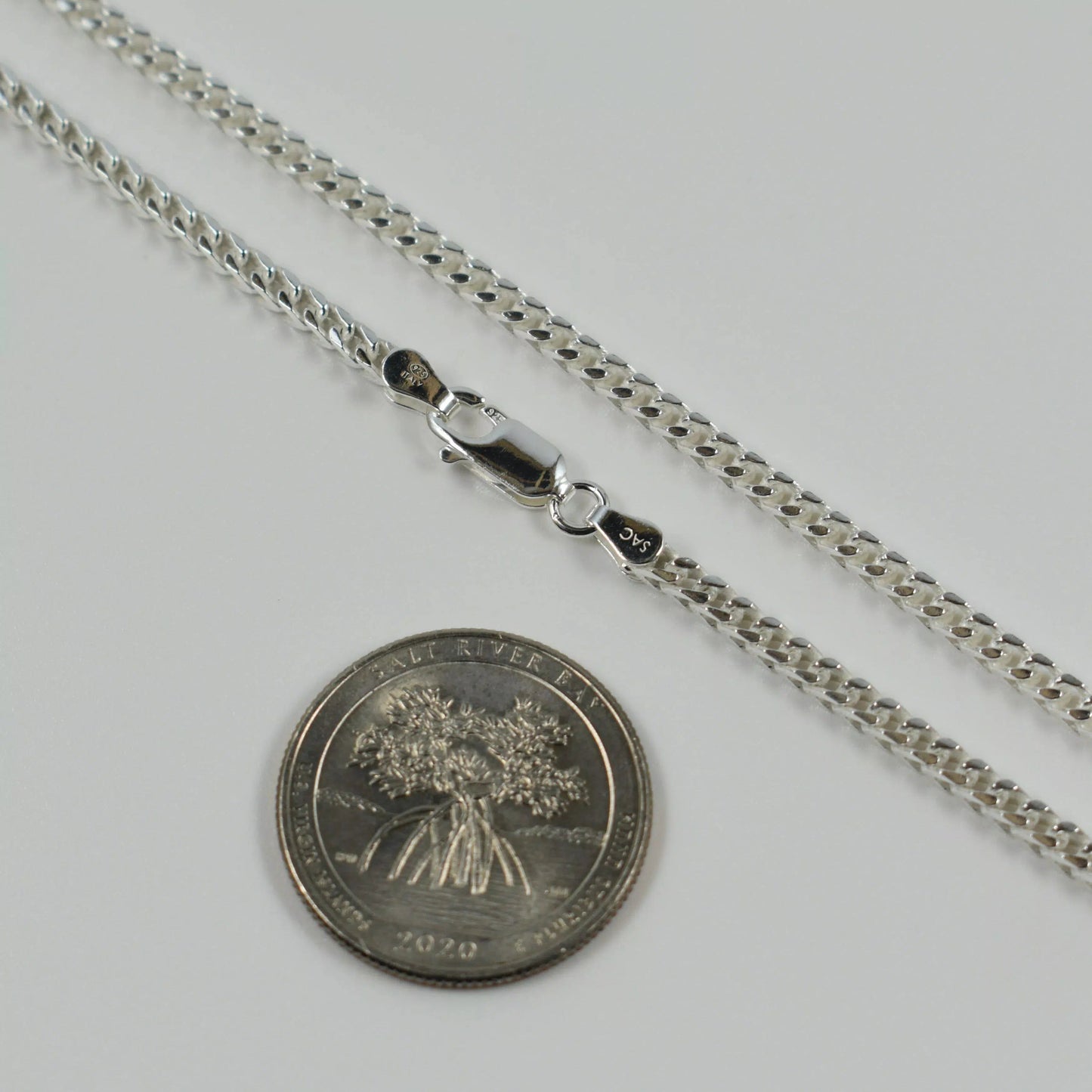 Franco Chain 2.5 mm - Sterling Silver