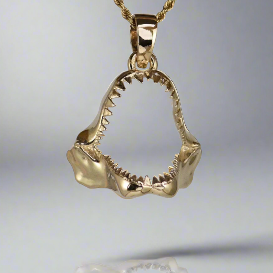 Great White Shark Jaw Pendant - Small