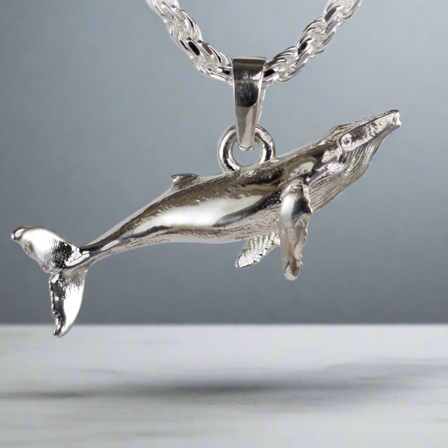 Humpback Whale Pendant - Small