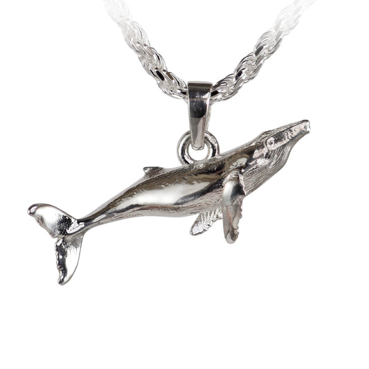 Humpback Whale Pendant - Small