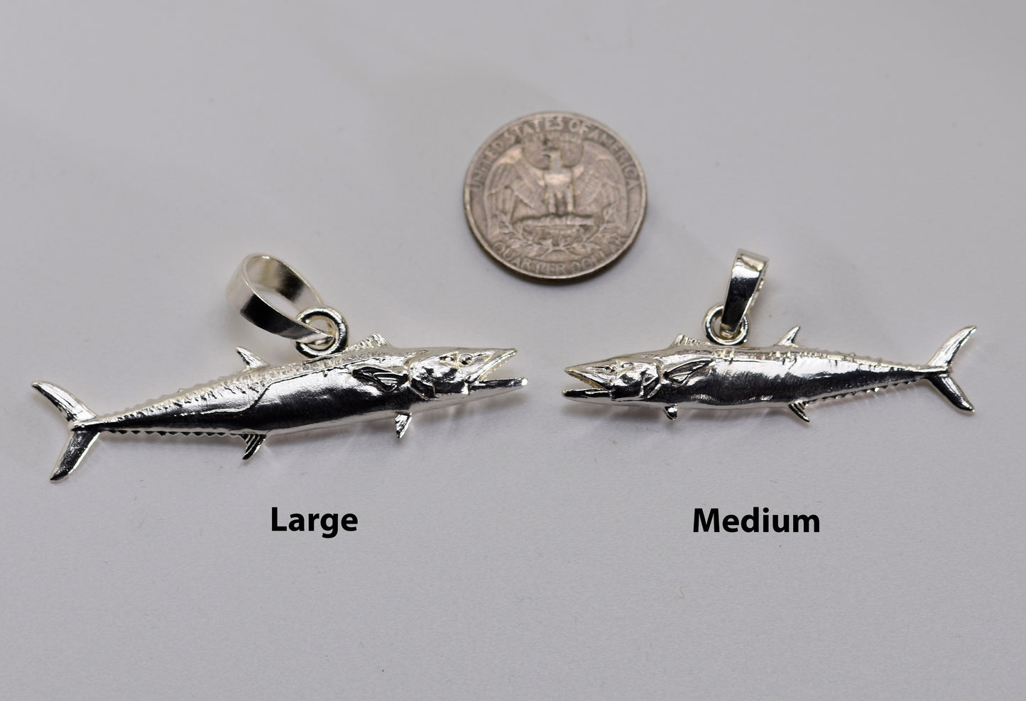 King Mackerel Fish Pendant - Large
