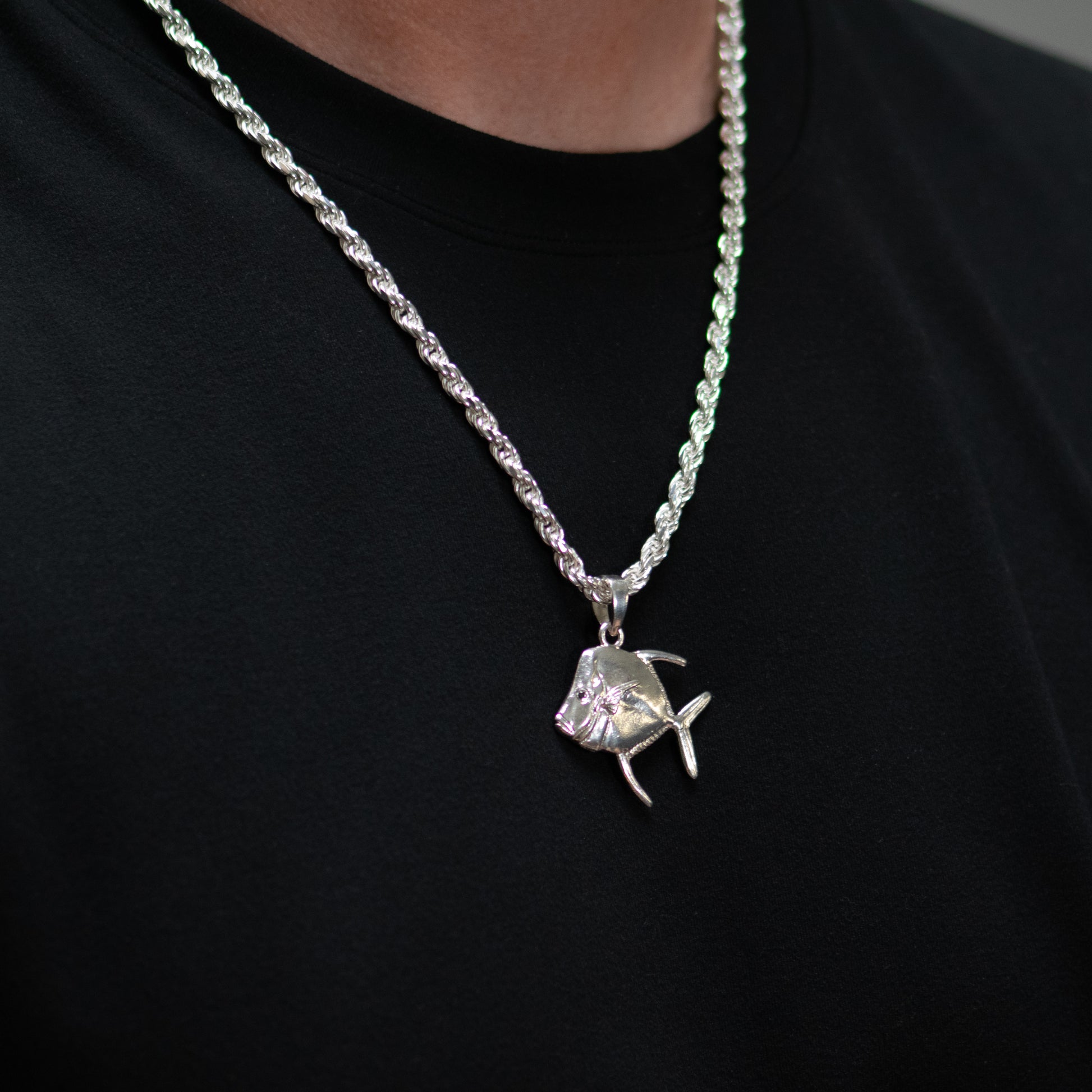 Lookdown Fish Pendant - Large