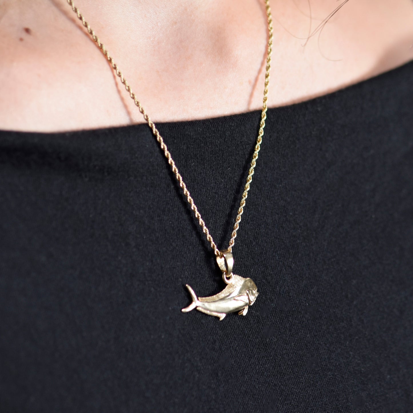 Mahi Mahi Pendant - El Dorado - Dolphin Fish - Small