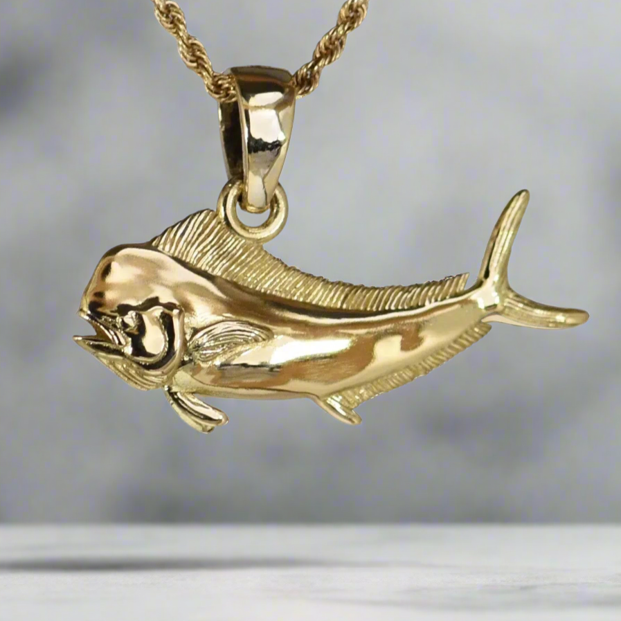 Mahi Mahi Pendant - El Dorado - Dolphin Fish - Small