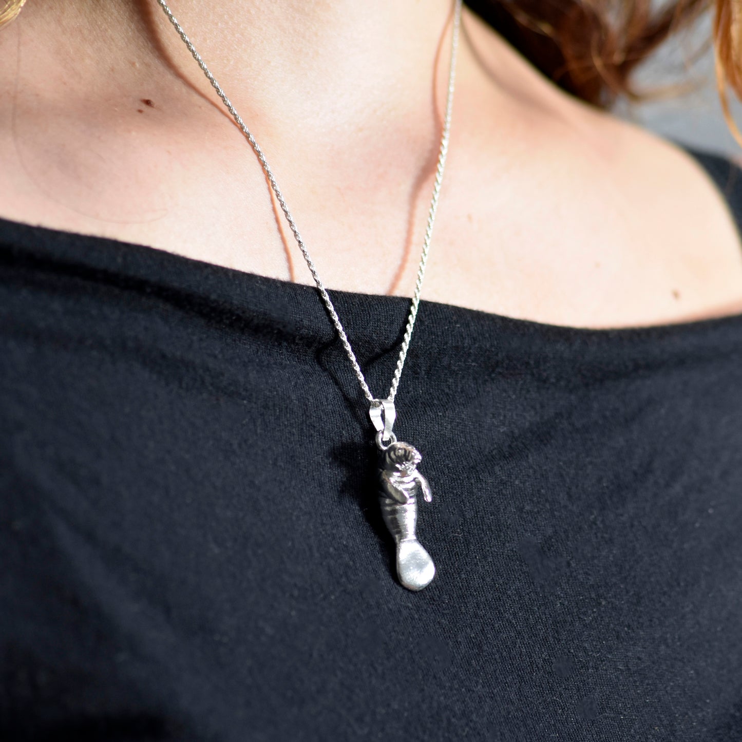 Manatee Pendant - Large