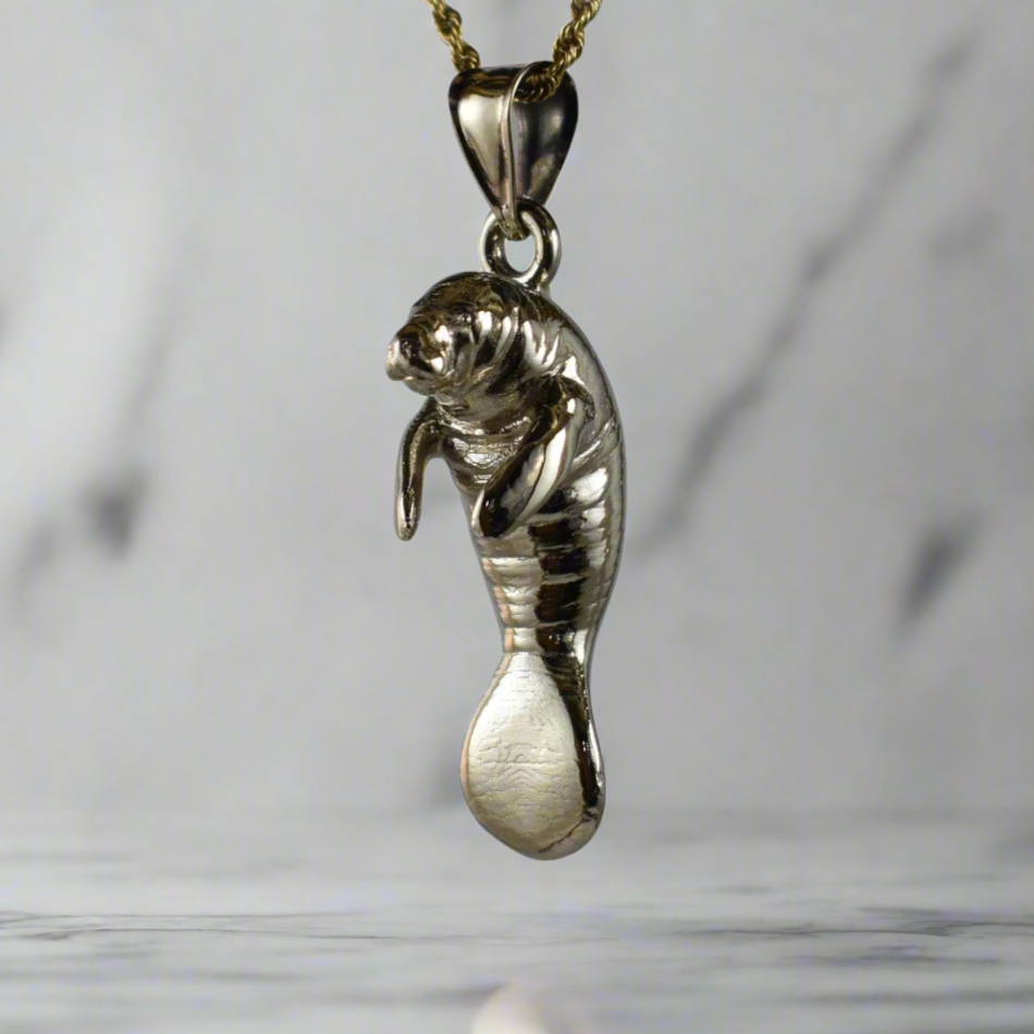 Manatee Pendant - Large