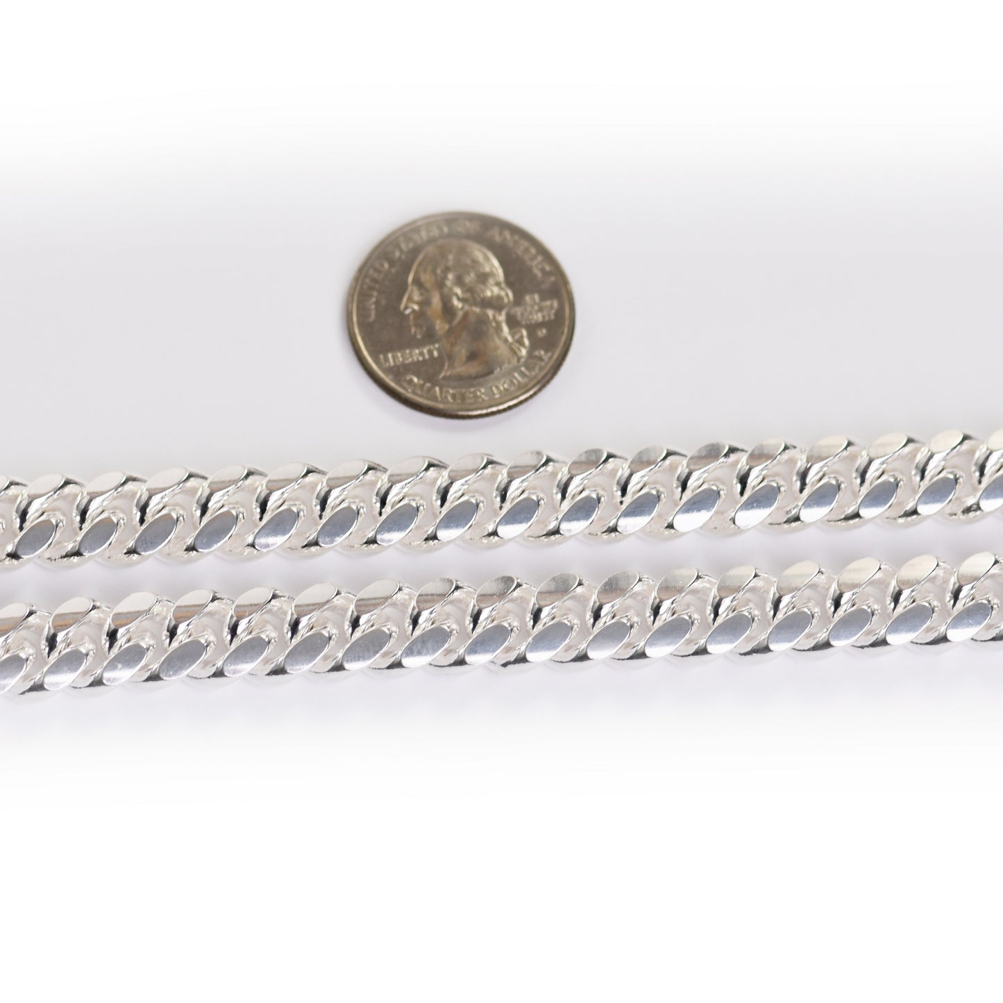 Miami Cuban Link Chain 10.4 mm - Sterling Silver