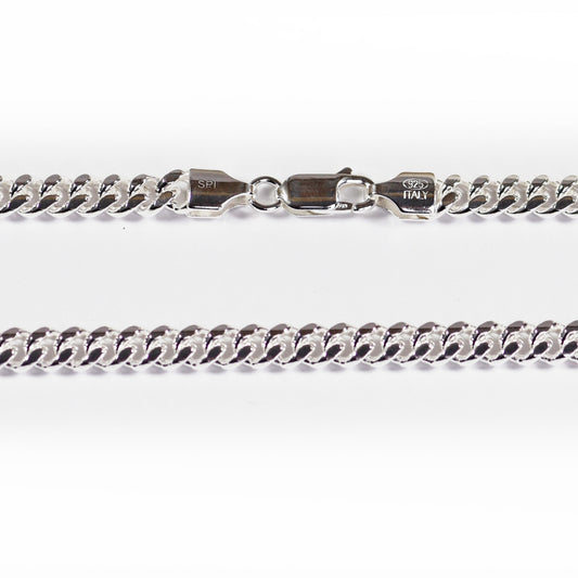 Miami Cuban Link Chain 4.9 mm - Sterling Silver