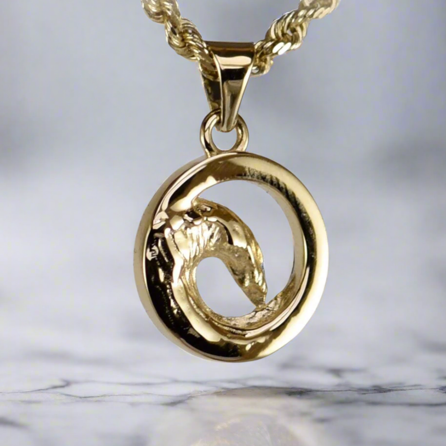 Ocean Wave Pendant - Small