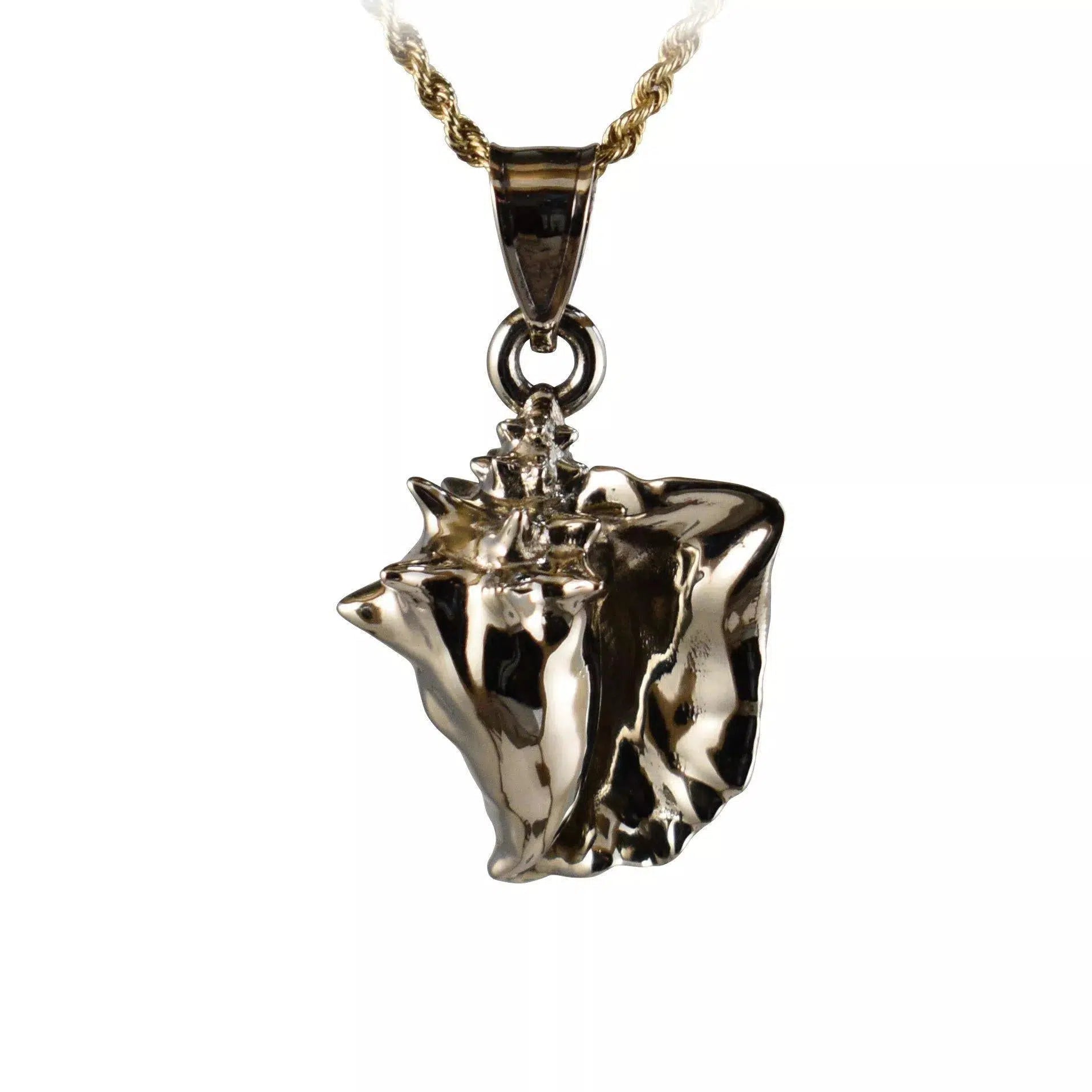 Queen Conch Shell Pendant - Medium