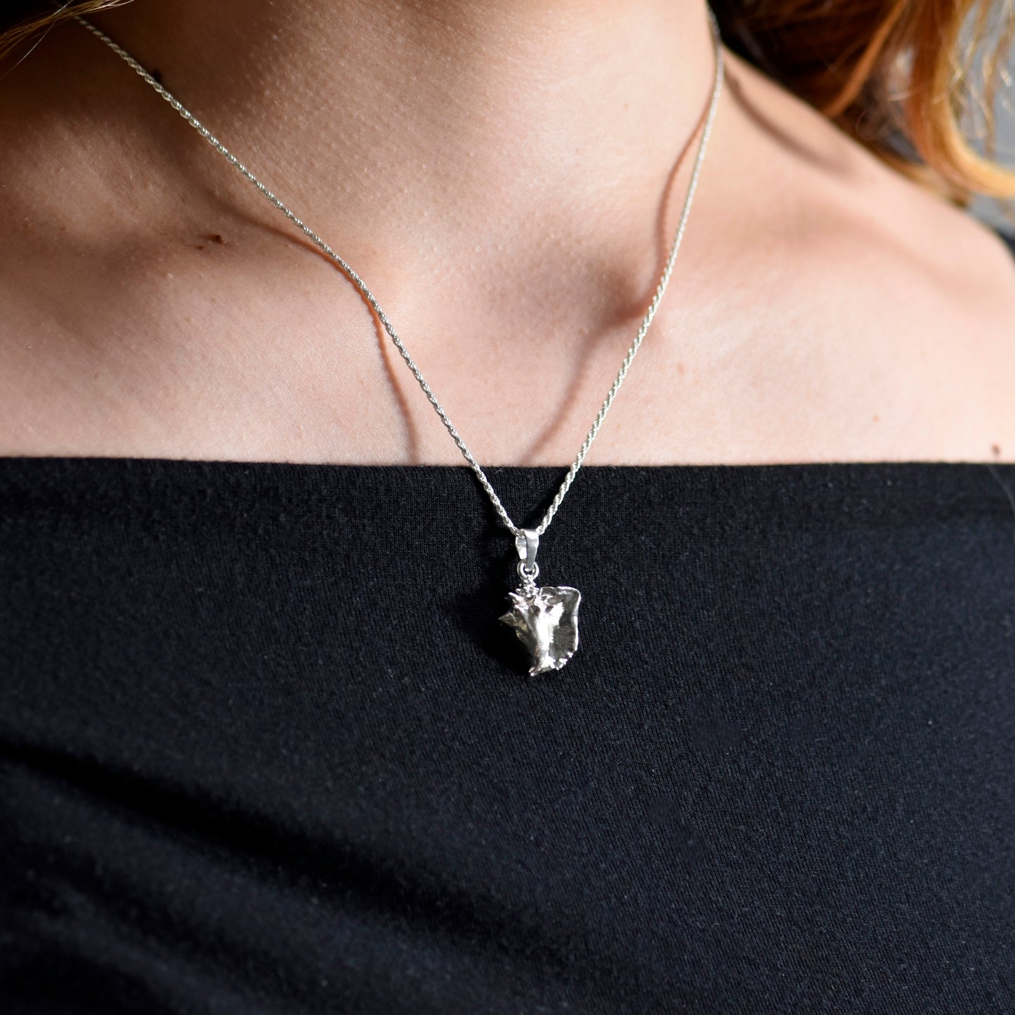 Queen Conch Shell Pendant - Small