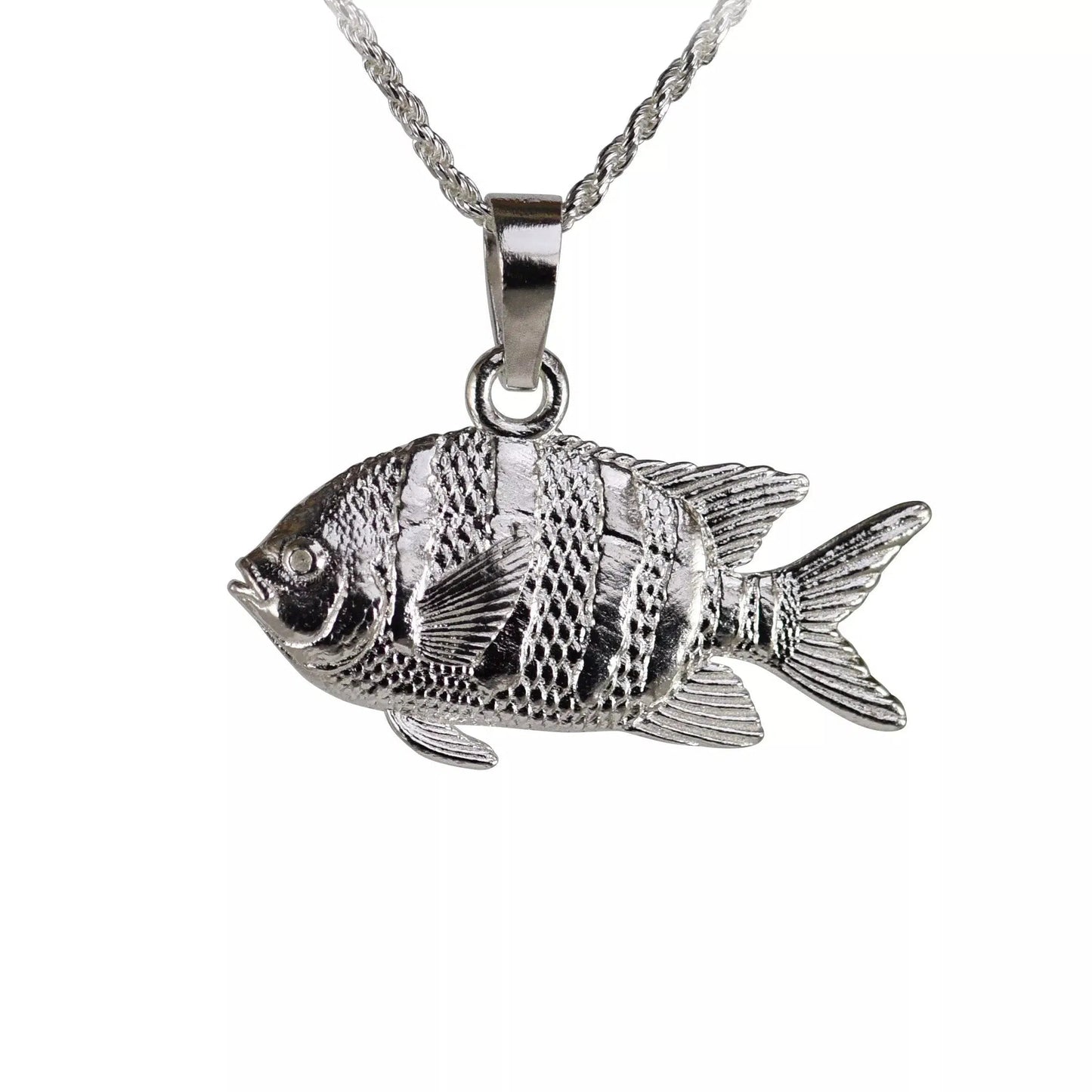 Sergeant Major Fish Pendant - Large