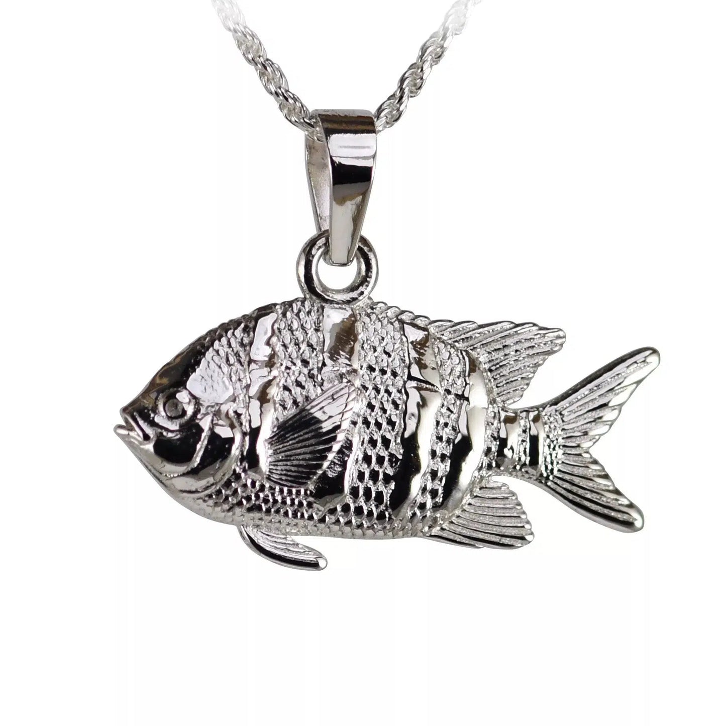 Sergeant Major Fish Pendant - Large