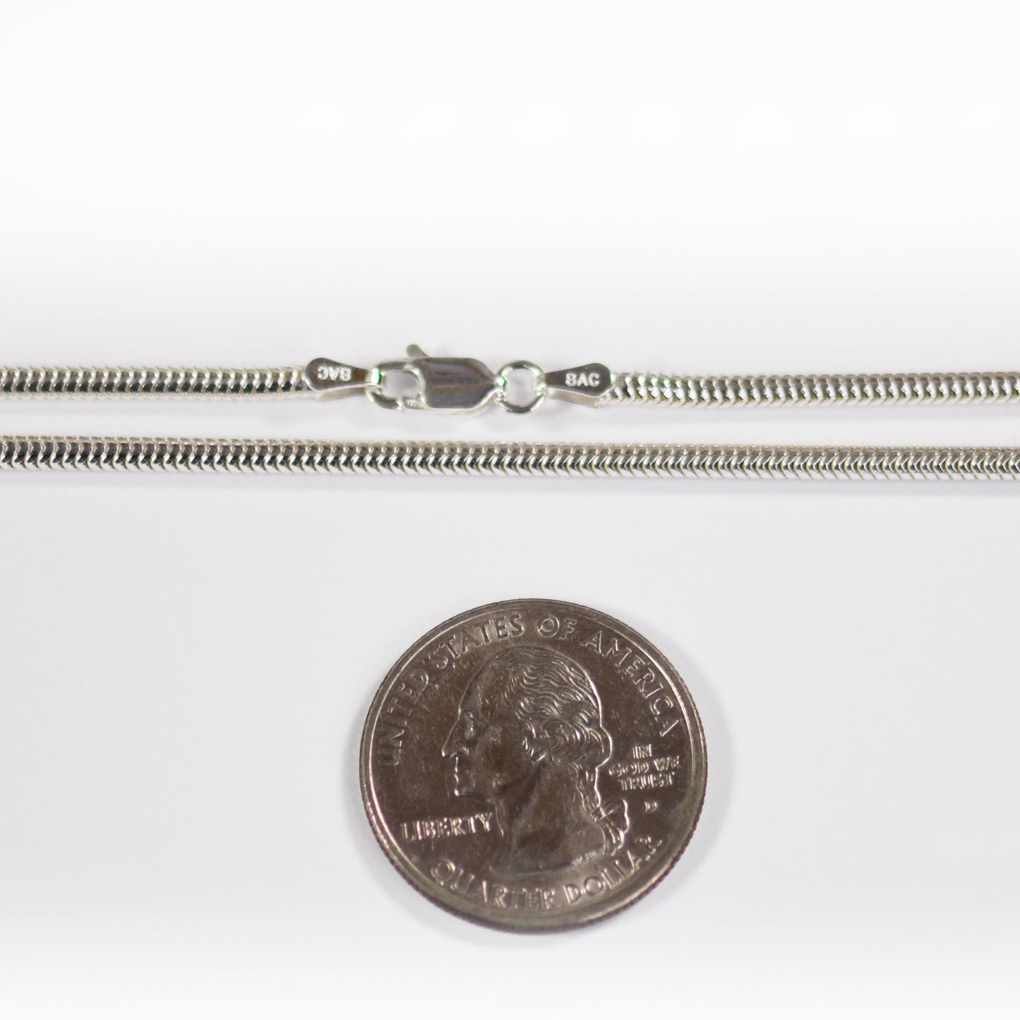 Snake Necklace - 2.4 mm - Sterling Silver