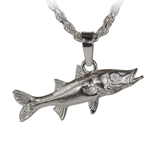 Snook Fish Pendant - Medium