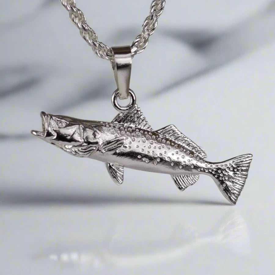 Speckled Seatrout Pendant - Medium