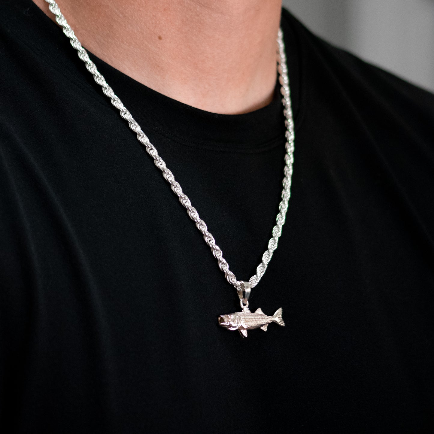 Striped Bass Pendant - Large