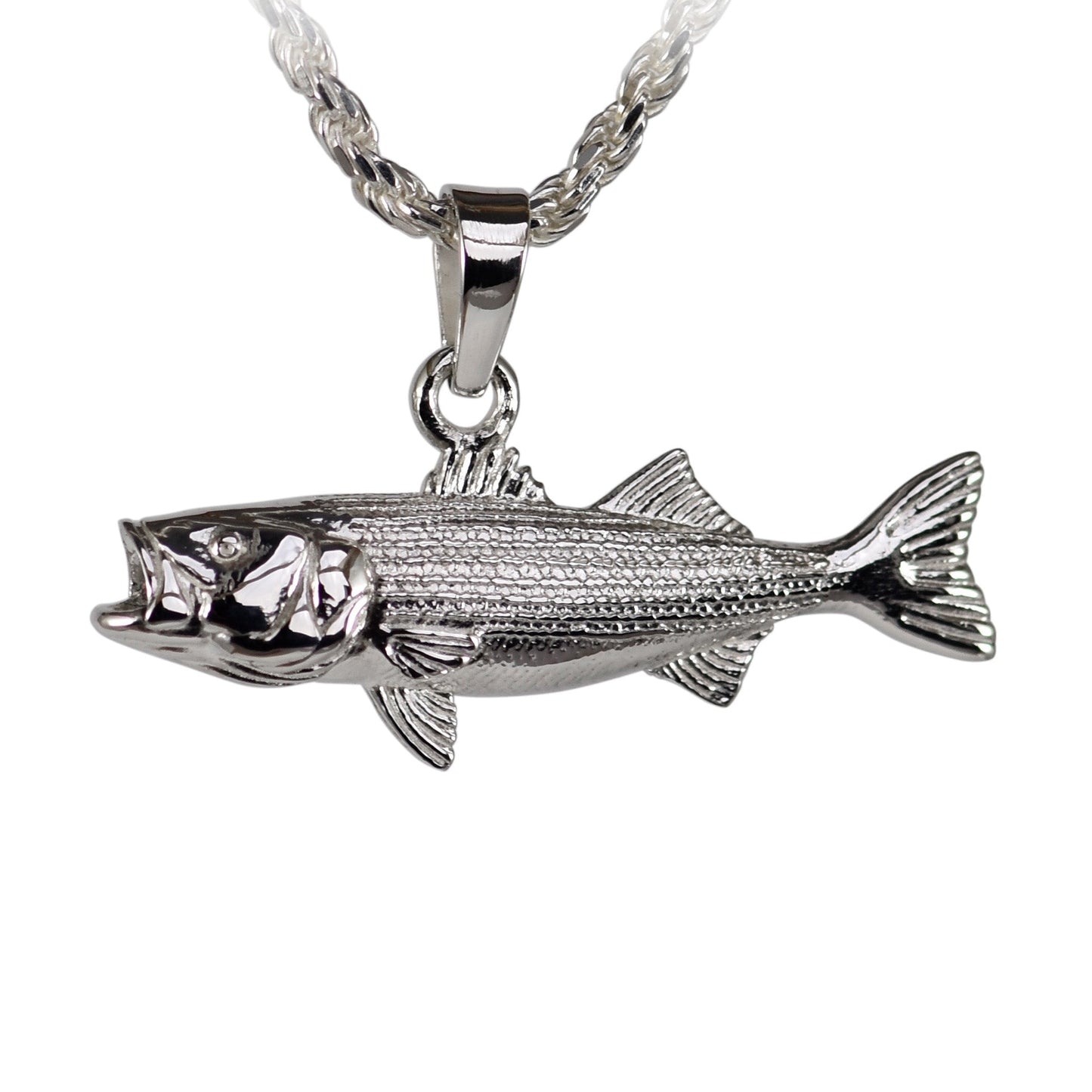 Striped Bass Pendant - Medium