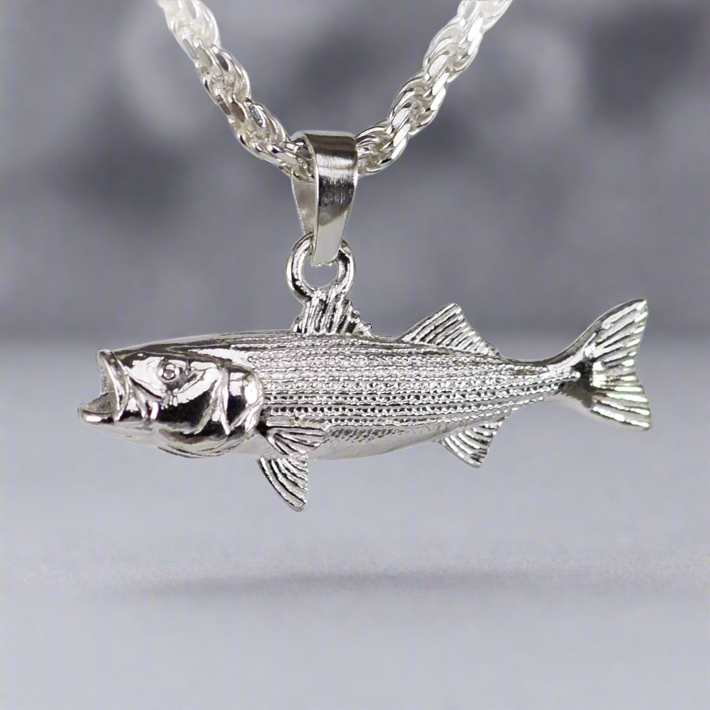 Striped Bass Pendant - Small