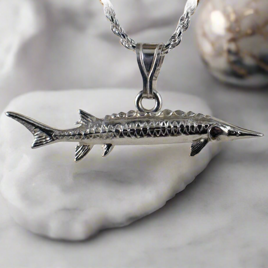 Sturgeon Pendant - Large