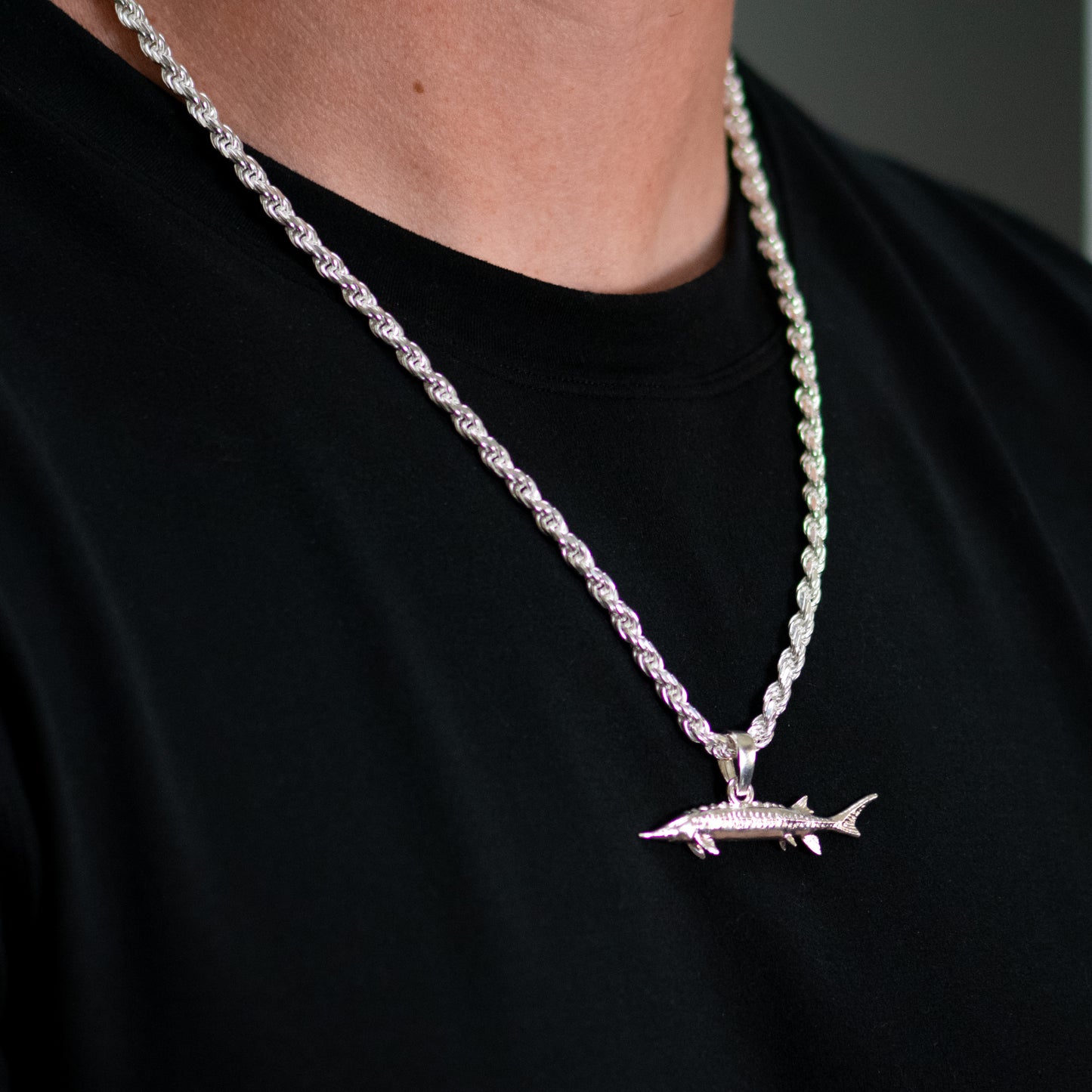 Sturgeon Pendant - Large