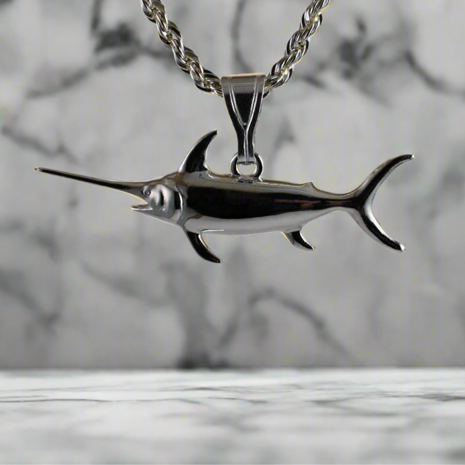 Swordfish Pendant - Medium