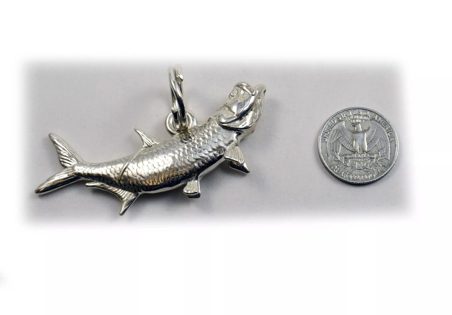 Tarpon Fish Pendant - Extra Large