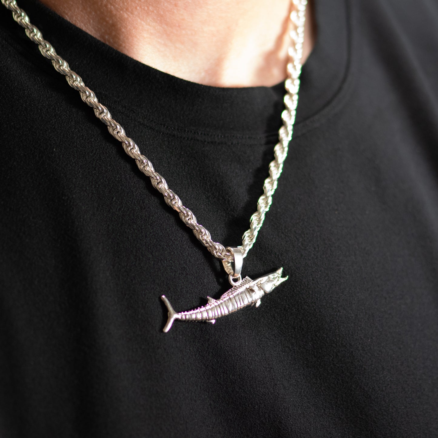 Wahoo Fish Pendant - Large