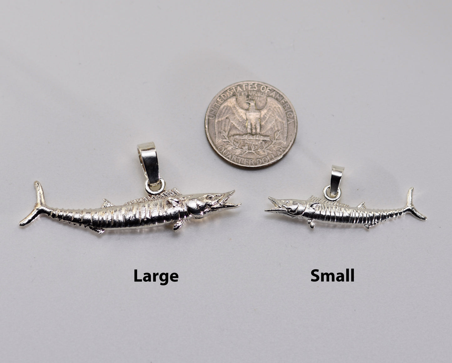 Wahoo Fish Pendant - Large