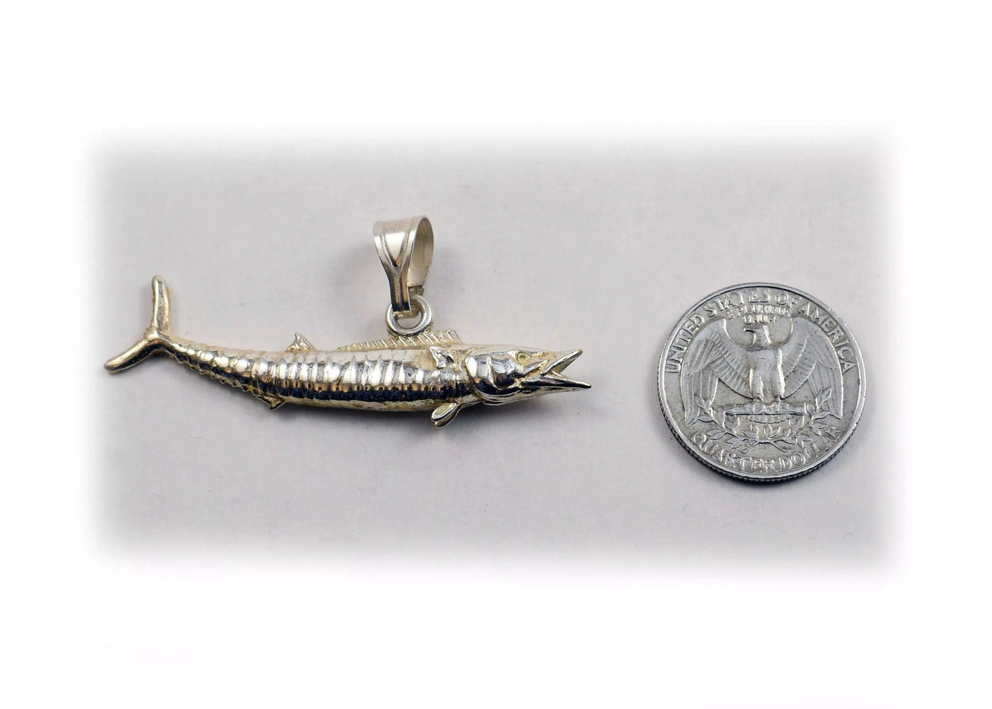 Wahoo Fish Pendant - Large