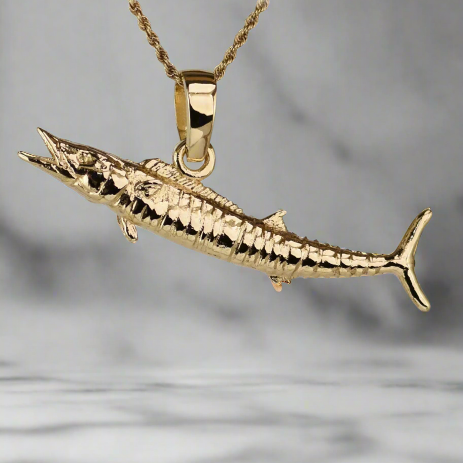 Wahoo Fish Pendant - Large