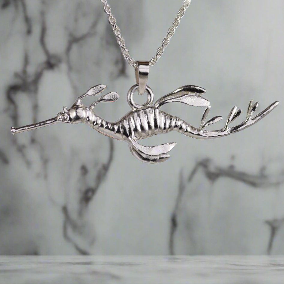 Weedy Sea Dragon Pendant - Large