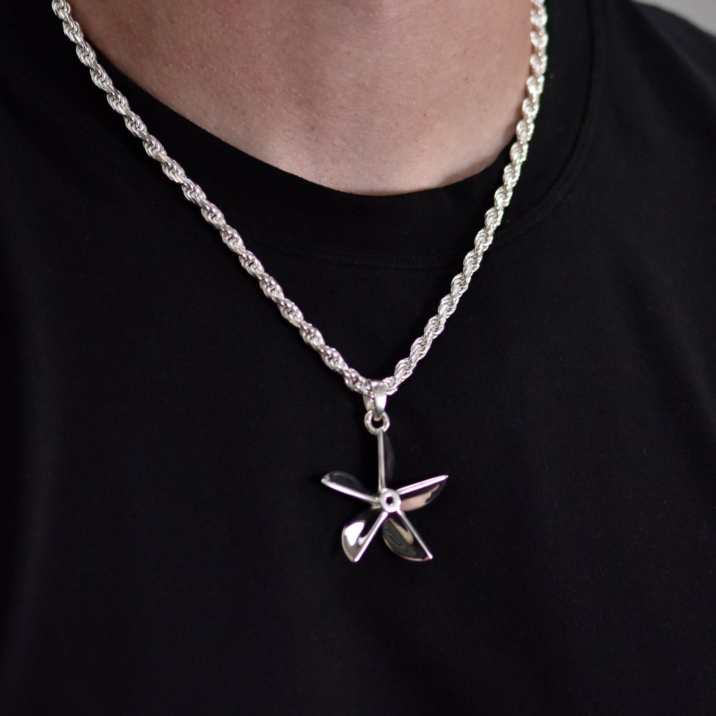 Boat Propeller - Five Blade "straight" XL - Pendant