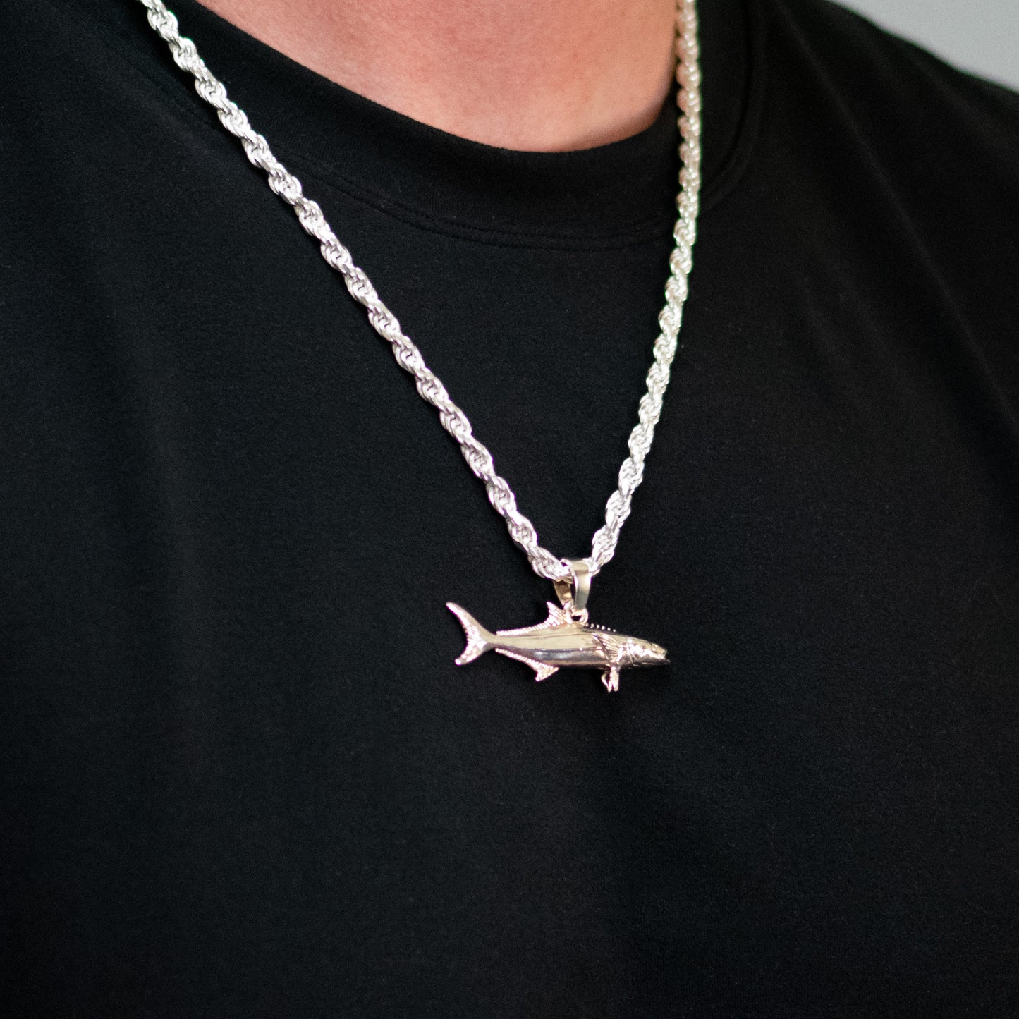 Cobia Fish Pendant - Large