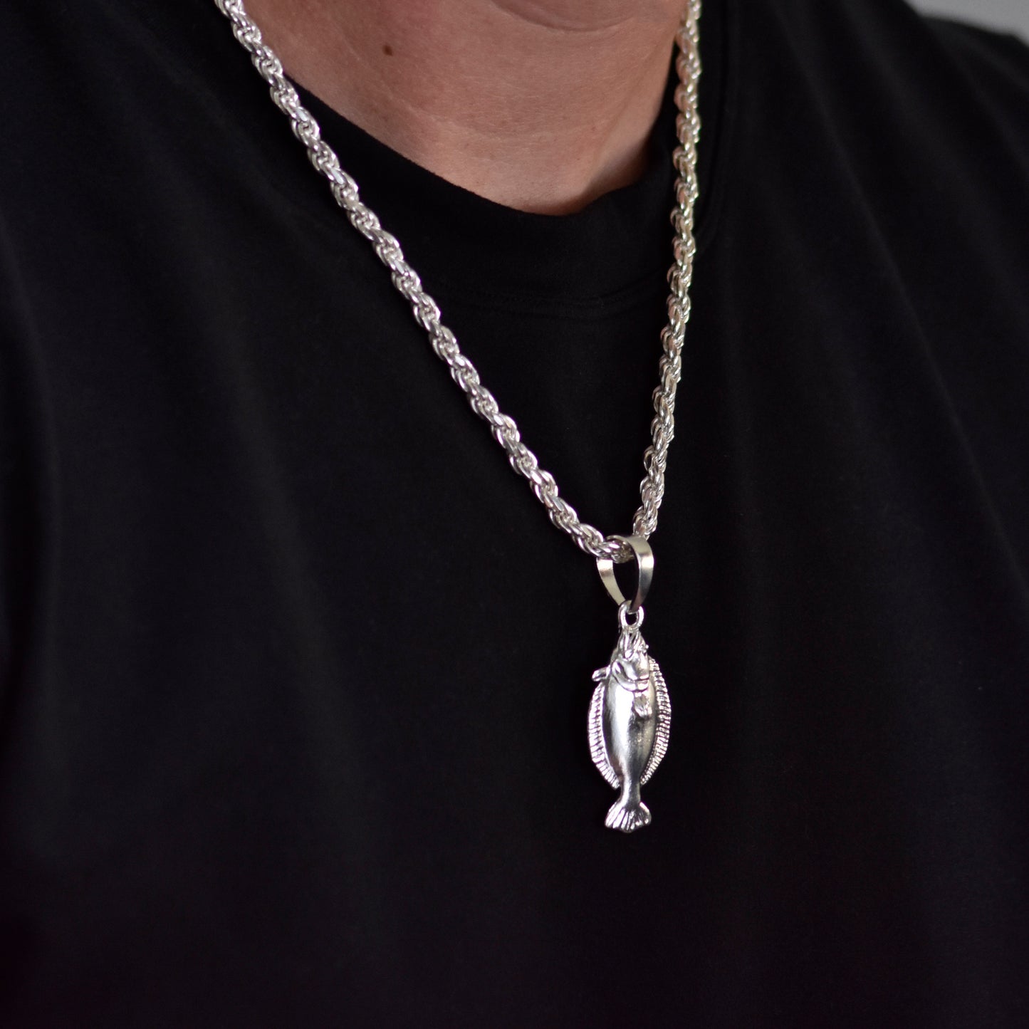 Flounder Pendant - Large