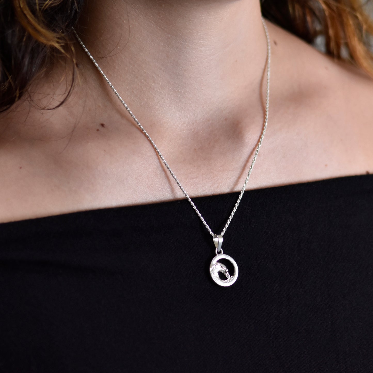 Ocean Wave Pendant - Medium