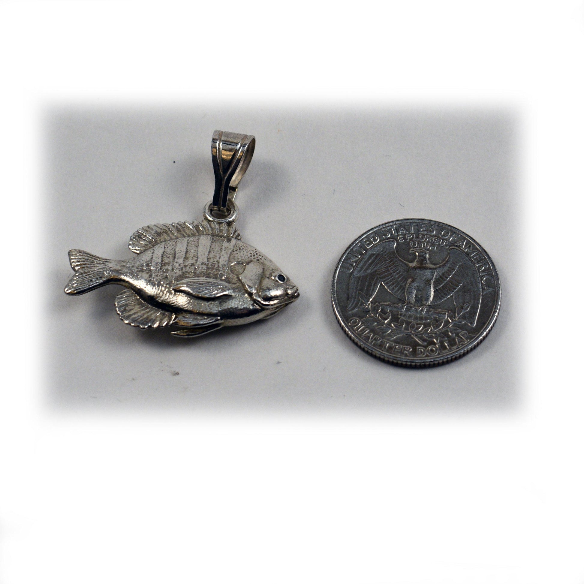 Bluegill Fish Pendant - Large