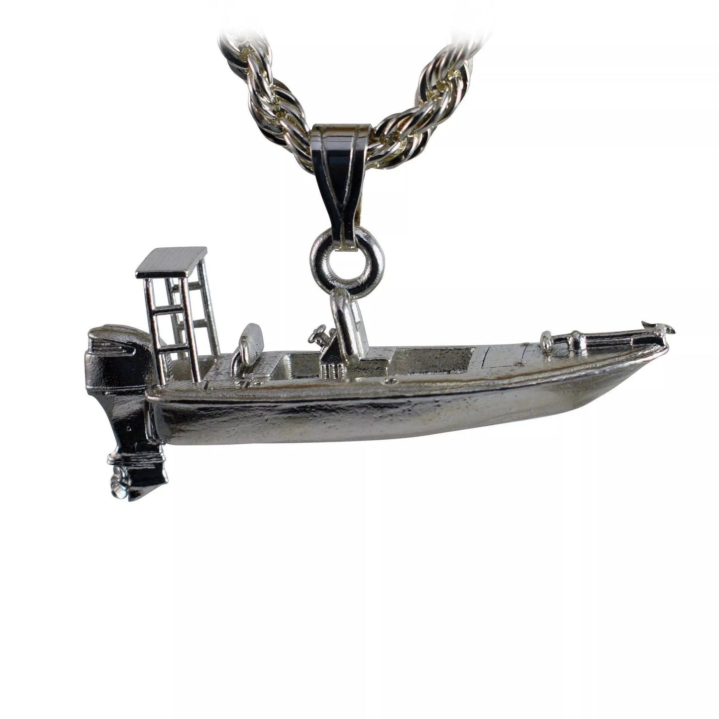 Flats Fishing Boat Pendant - Large