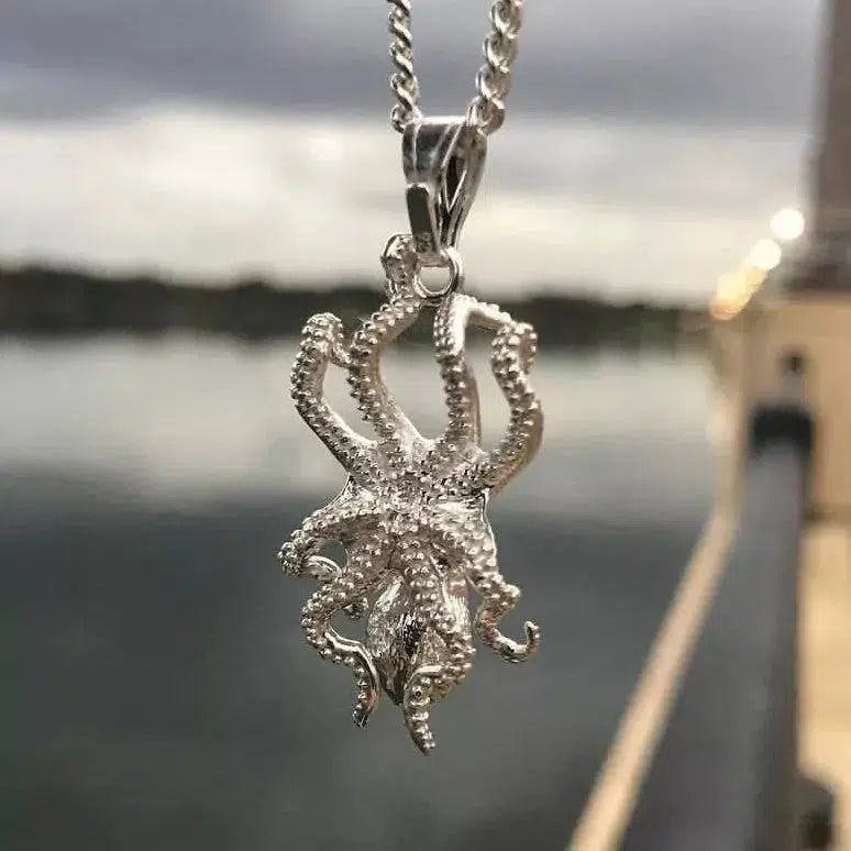 Giant Pacific Octopus Pendant - Large