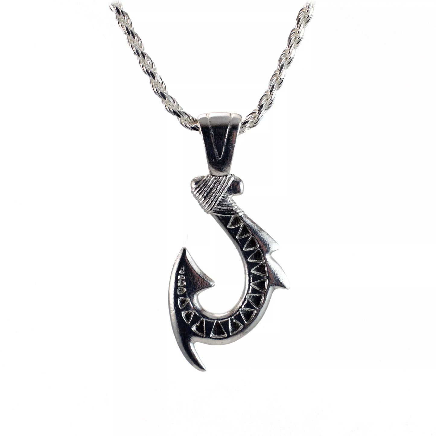 Hawaiian Style Hook Pendant - Large
