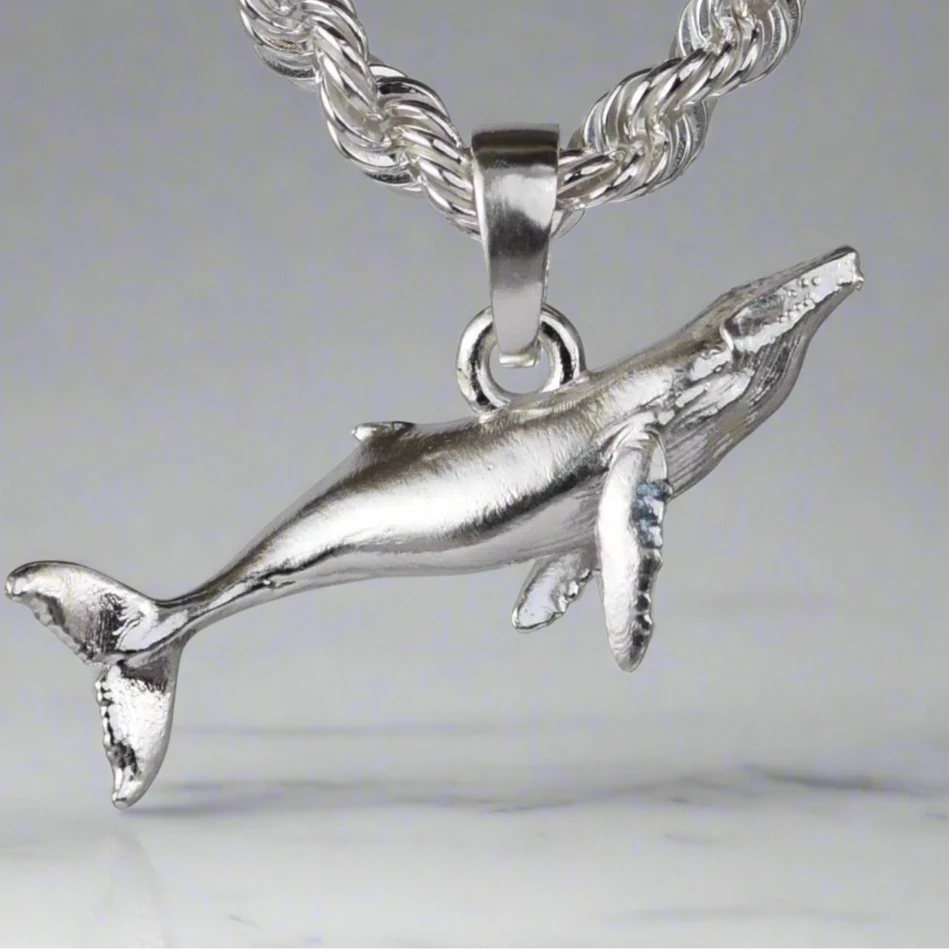 Humpback Whale Pendant - Large