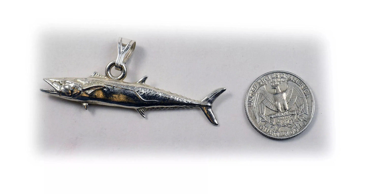 King Mackerel Fish Pendant - Large