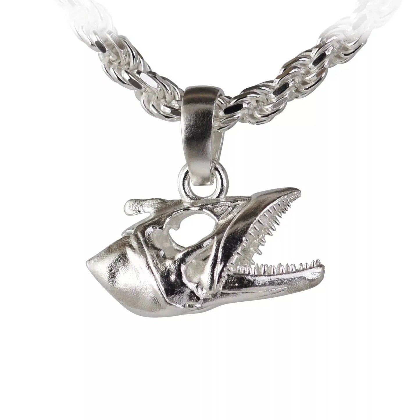 King Mackerel Fish Skull Pendant